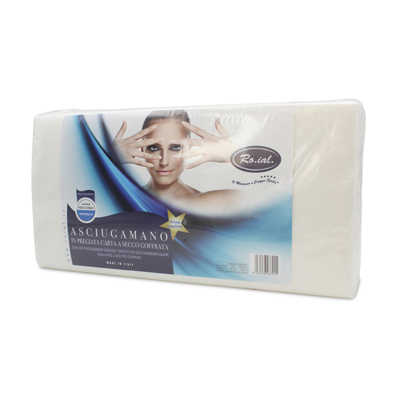 RO.IAL Asciugamani Monouso Carta a Secco 50 pz